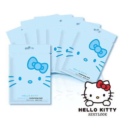 Sexylook x Hello Kitty 雙重玻尿酸深層補水面膜 10入(无盒)